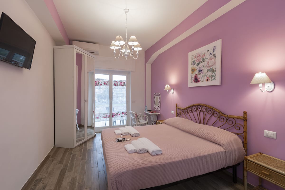 Kamer, 1 twee- of 2 eenpersoonsbedden (Hawaii) | 1 slaapkamer, donzen dekbedden, bedden met traagschuimmatras