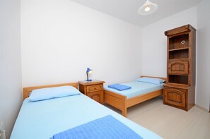 2 habitaciones, wifi gratis y ropa de cama 