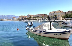 Vue sur la ville depuis l’hébergement