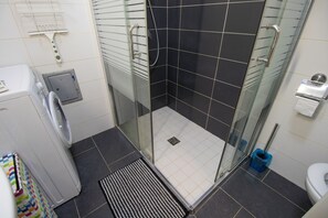 Bathroom | Shower, hair dryer - Apartment Andres (Crikvenica)