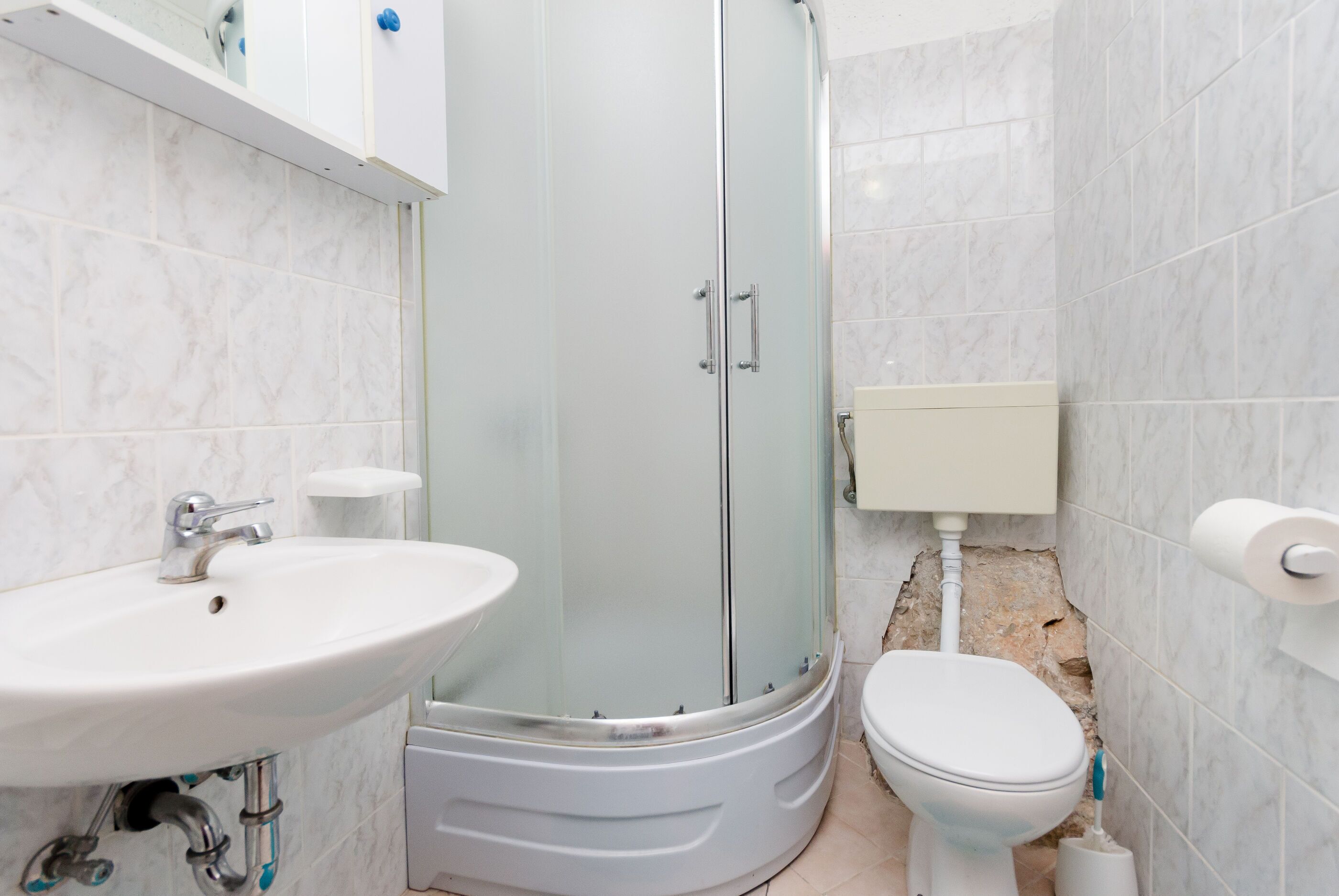 Badezimmer | Dusche, Handtücher