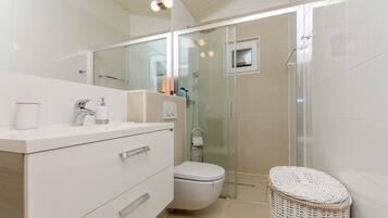 Bathroom | Shower, hair dryer
