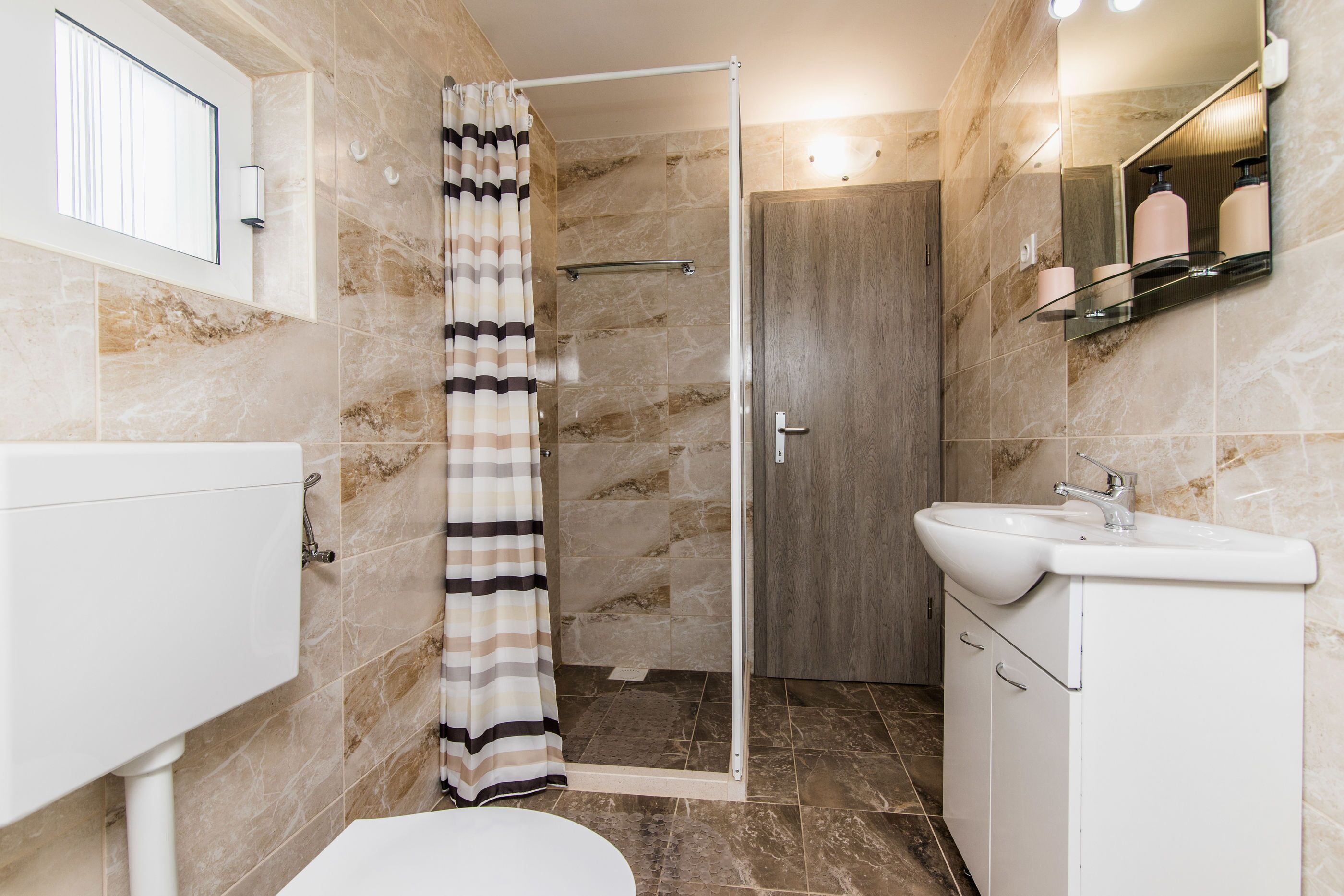 Bathroom | Shower, hair dryer
