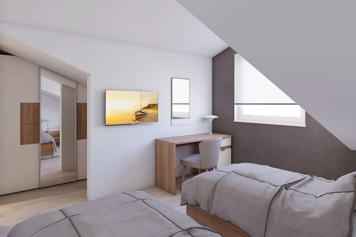 Appartement (A6) | 6 chambres, accĂšs au Wi-Fi (inclus)