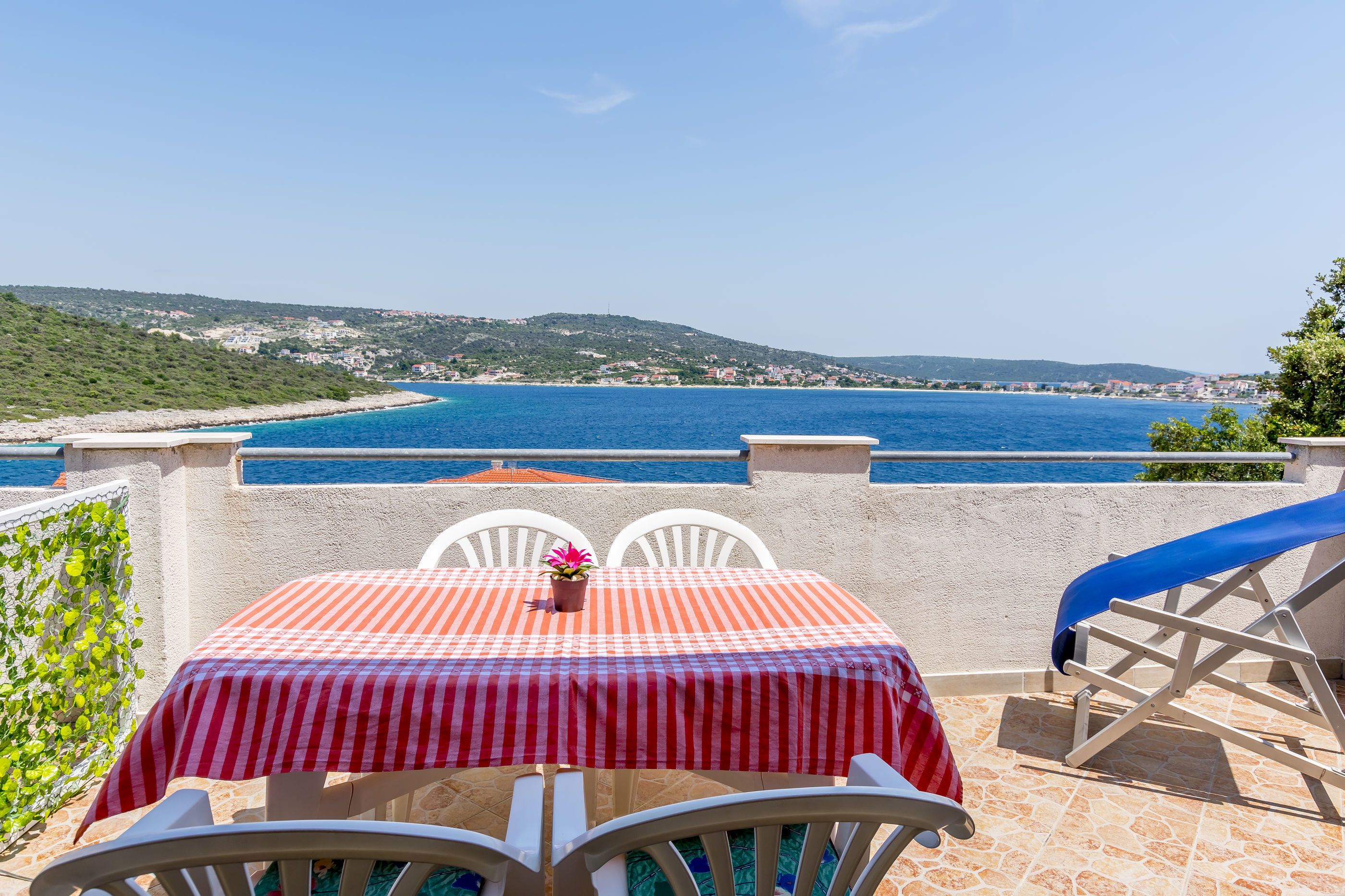 Uitzicht op het water