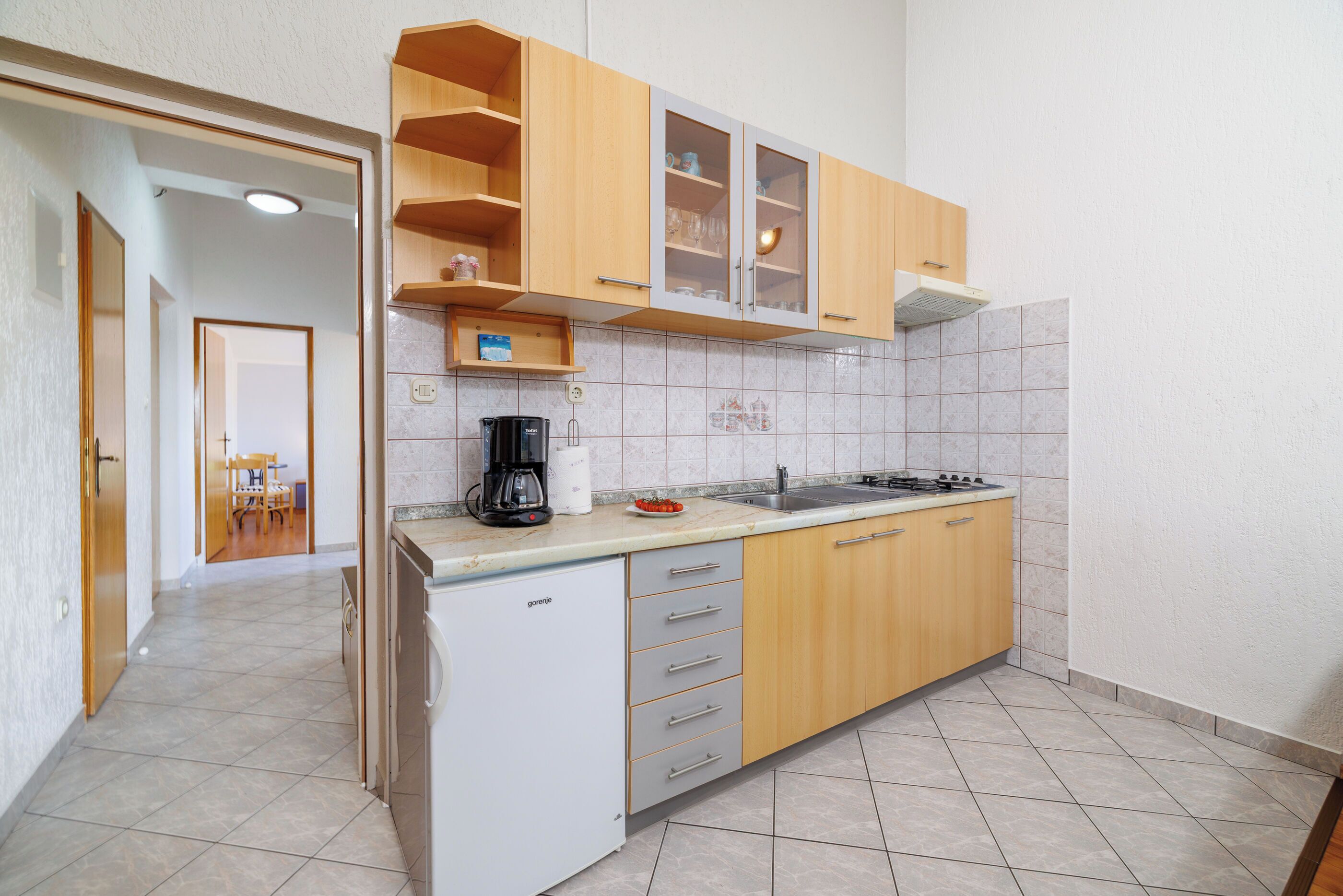 Apartment (A1) | Private kitchen | Fridge, stovetop, espresso maker, coffee/tea maker