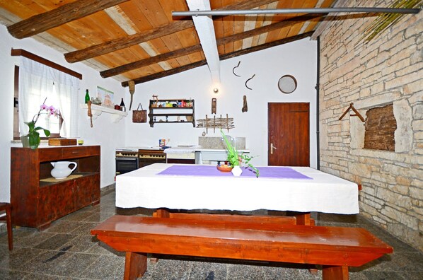 Outdoor dining - Apartment Srblin (Sveti Petar u Sumi)