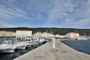 Vue sur la ville depuis l’hébergement