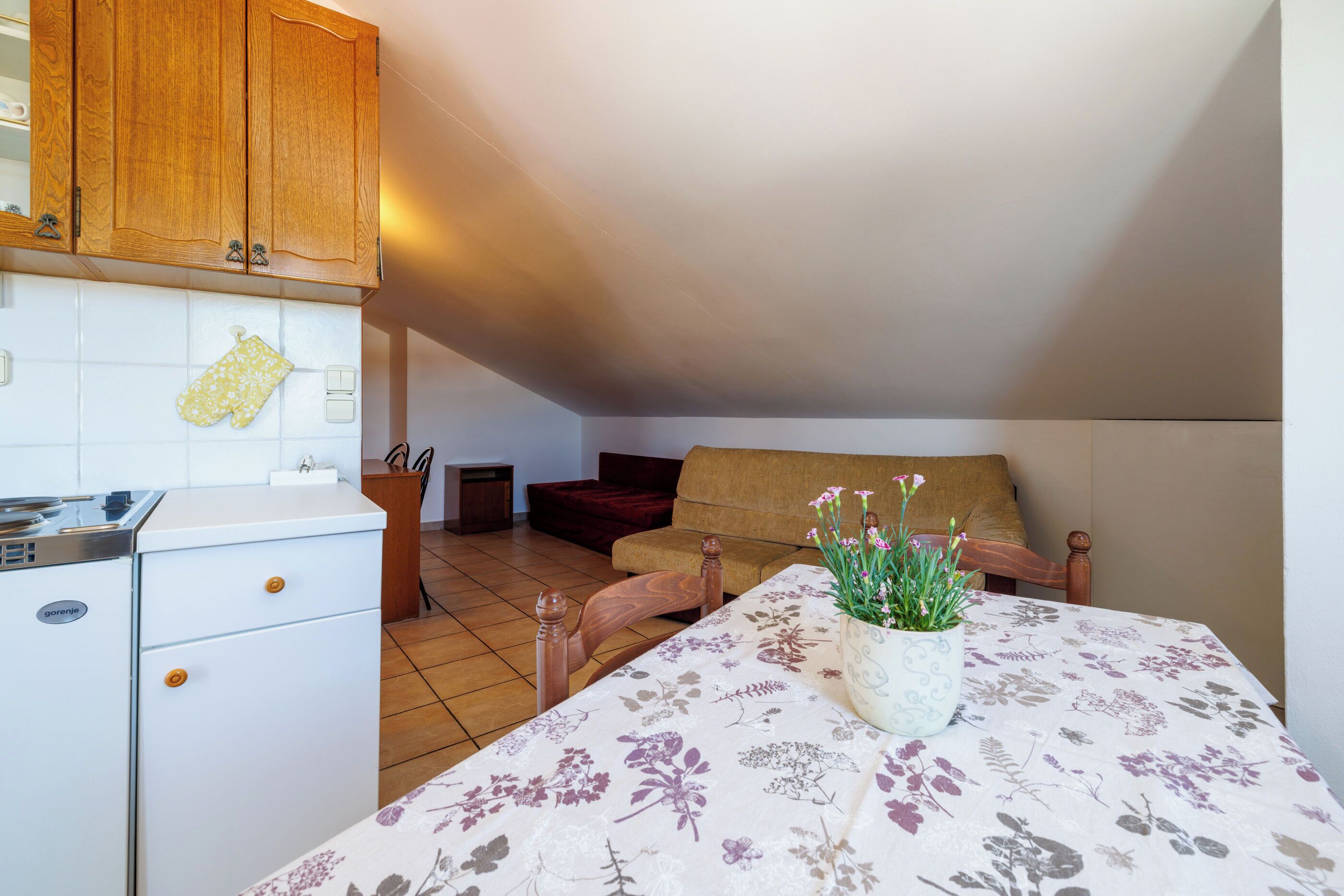 公寓 (A6) | 私人厨房 | 冰箱、炉灶、意式浓缩咖啡机、厨具/餐具