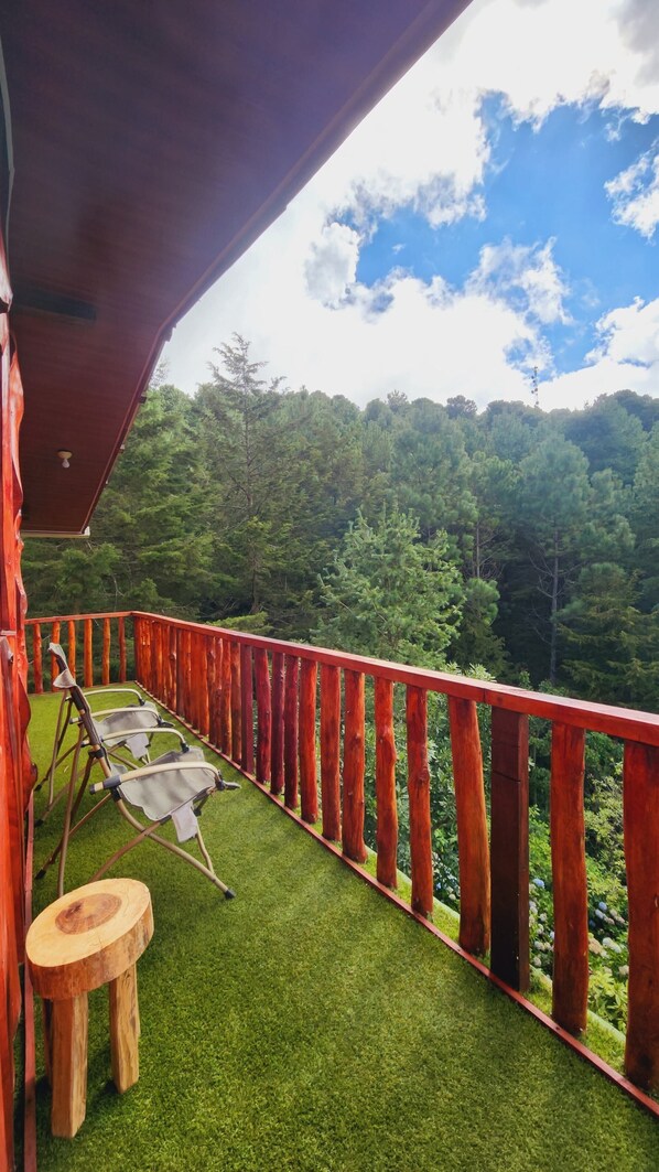 Exclusive Cabin | Terrace/patio - Cabañas Alla Arriba (La Palma)