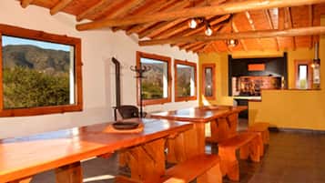 Family Cabin, 2 Bedrooms | Living area | 32-inch LED TV with cable channels, TV