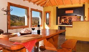 Family Cabin, 2 Bedrooms | Living area | 32-inch LED TV with cable channels, TV - Cabañas Tierras Altas (Villa General Belgrano)