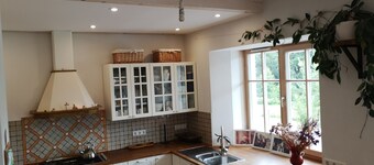 House on the river Bank near Palanga