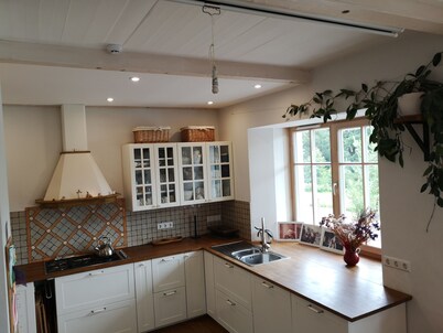 House on the river Bank near Palanga