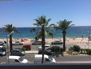 On the beach