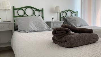 2 bedrooms, iron/ironing board, travel crib, free WiFi