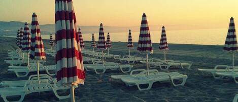 Plage, serviettes de plage