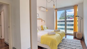 2 habitaciones, tabla de planchar con plancha y wifi gratis