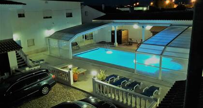 House with 3 bedrooms on the ground floor overlooking the pool.