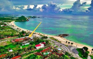 Voorkant van accommodatie