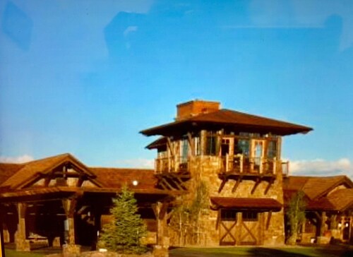 Fantástica casa de campo en el campo de golf en Ridgway