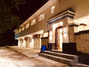 Front of property – evening/night