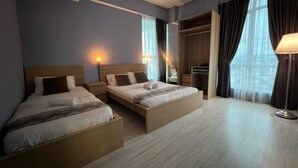 1 bilik tidur, seterika/papan seterika, Wi-fi percuma, cadar katil 