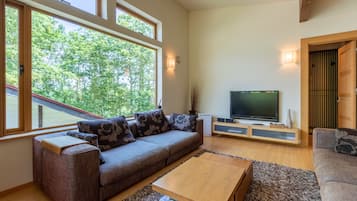 Casa, 3 habitaciones | Sala de estar | Televisión de pantalla plana