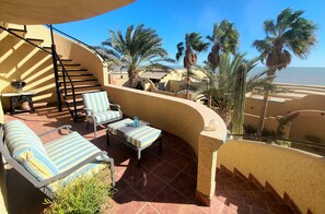 Terrace/patio - 50 Steps to Sandy Beach! Relax at this Seaside Getaway close to downtown. (San Felipe)