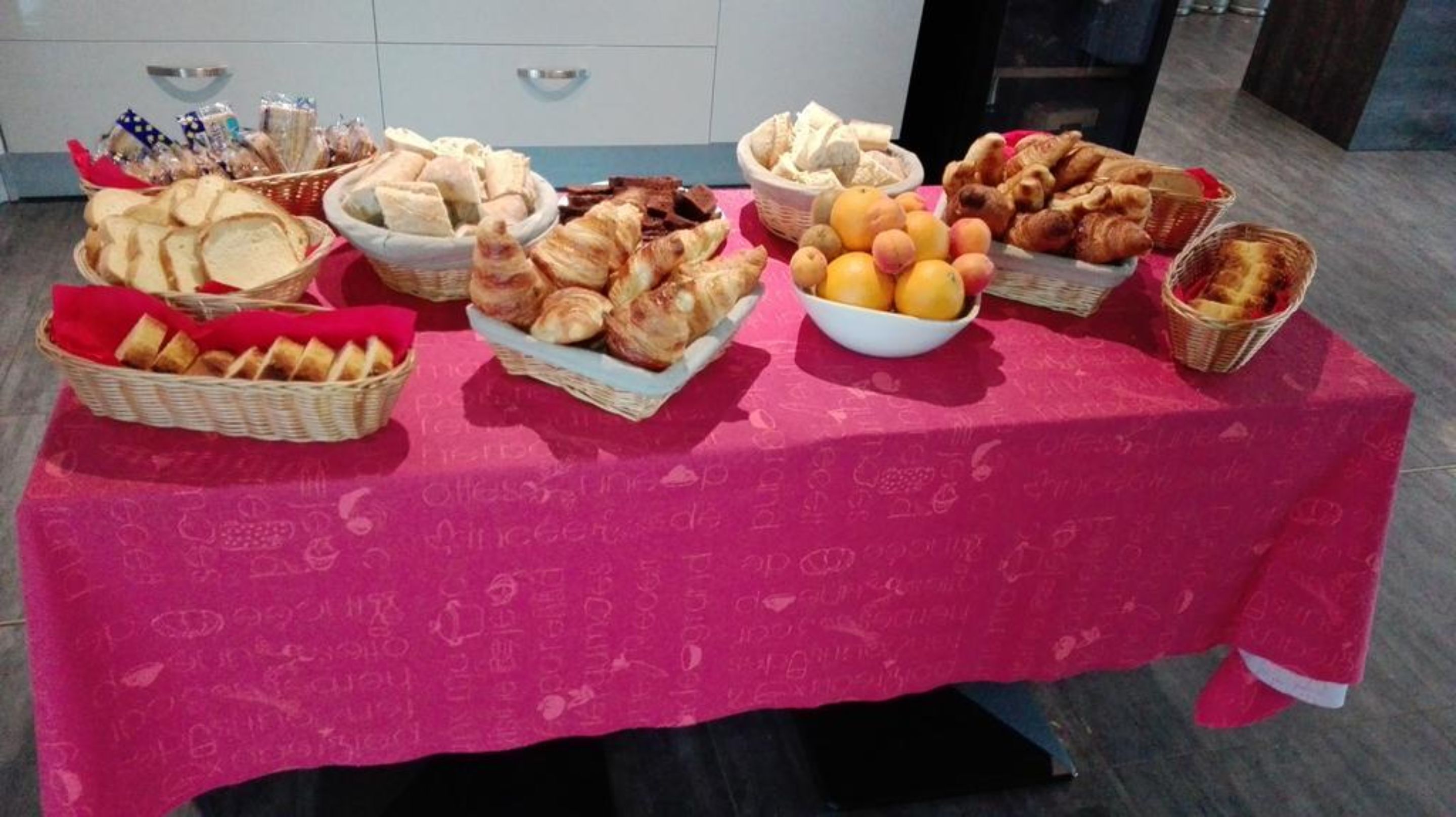 daily buffet breakfast (eur 8.5 per person)