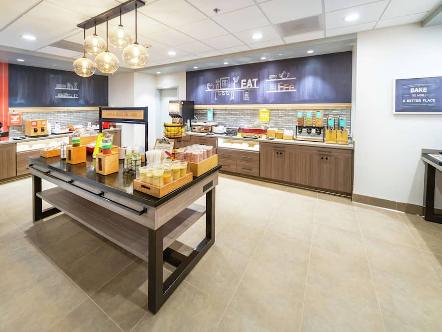 Free daily buffet breakfast