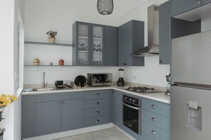 Fridge, microwave, oven, stovetop - Depa in the corazon of Puebla (Centro)