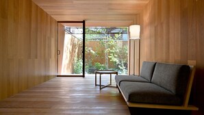 Private Vacation Home | Living room | Flat-screen TV, heated floors - Kyo no Ondokoro Goshonishi 6 (Kyoto)