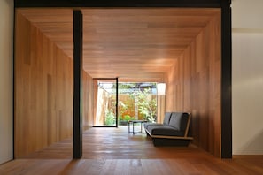 Private Vacation Home | Living room | Flat-screen TV, heated floors