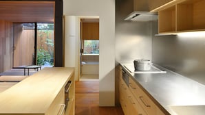 Private Vacation Home | Private kitchen | Coffee/tea maker, fridge, microwave, oven - Kyo no Ondokoro Goshonishi 6 (Kyoto)