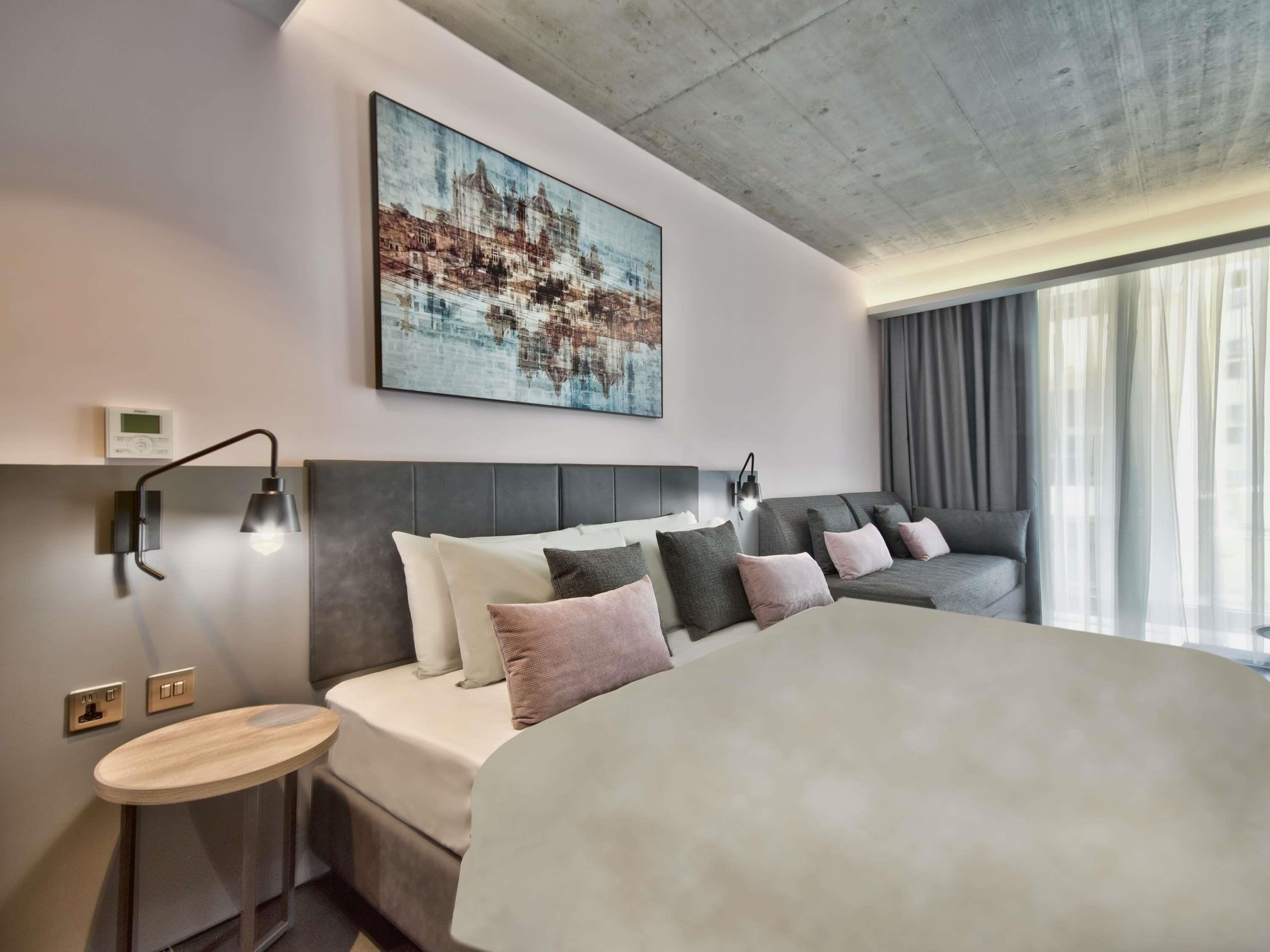 Junior Suite, Multiple Beds | In-room safe, desk, laptop workspace, soundproofing