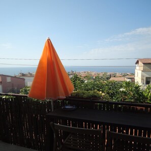 Deluxe Triple Room, Sea View | View from room - B&B La Menaica (Camerota)