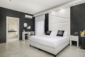 Suite | 1 slaapkamer, lakens van Egyptisch katoen, luxe beddengoed, donsdekens