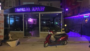 Front of property - evening/night - Kumsal Pansiyon (Sinop)
