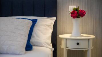 Apartment, 2 Bedrooms | Blackout drapes, iron/ironing board, free WiFi, bed sheets