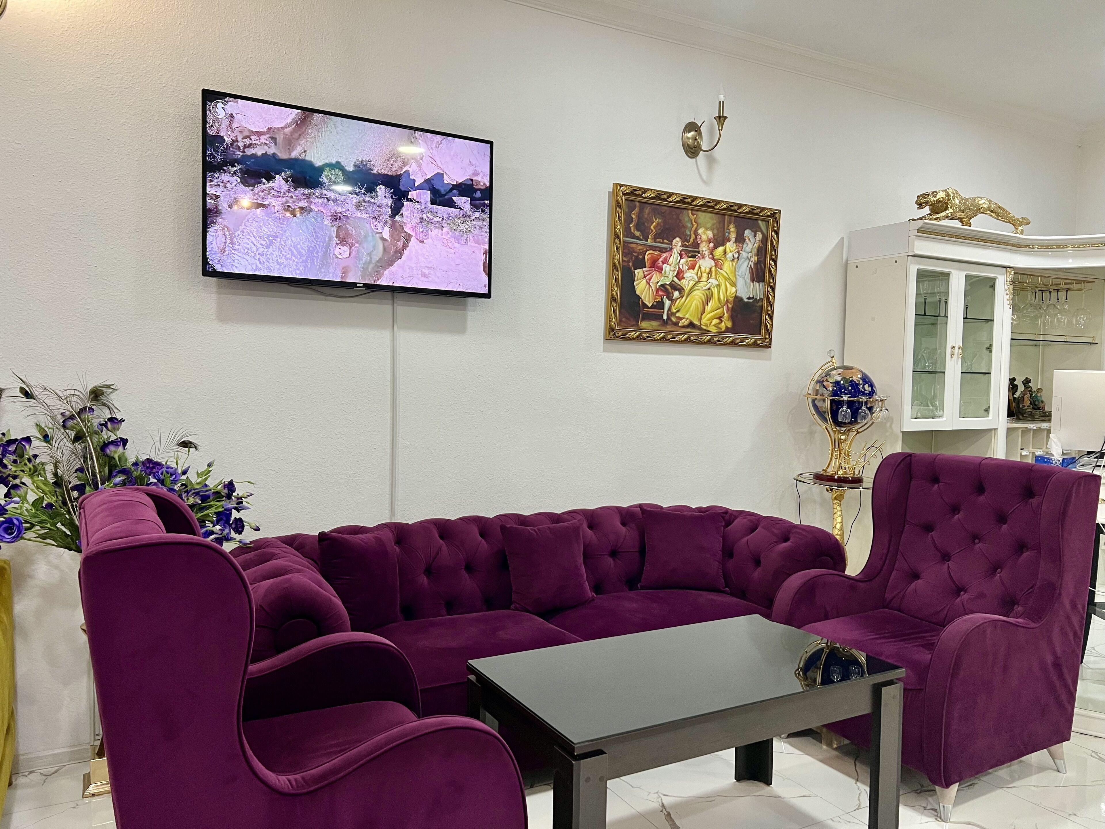 Sala de estar en el lobby