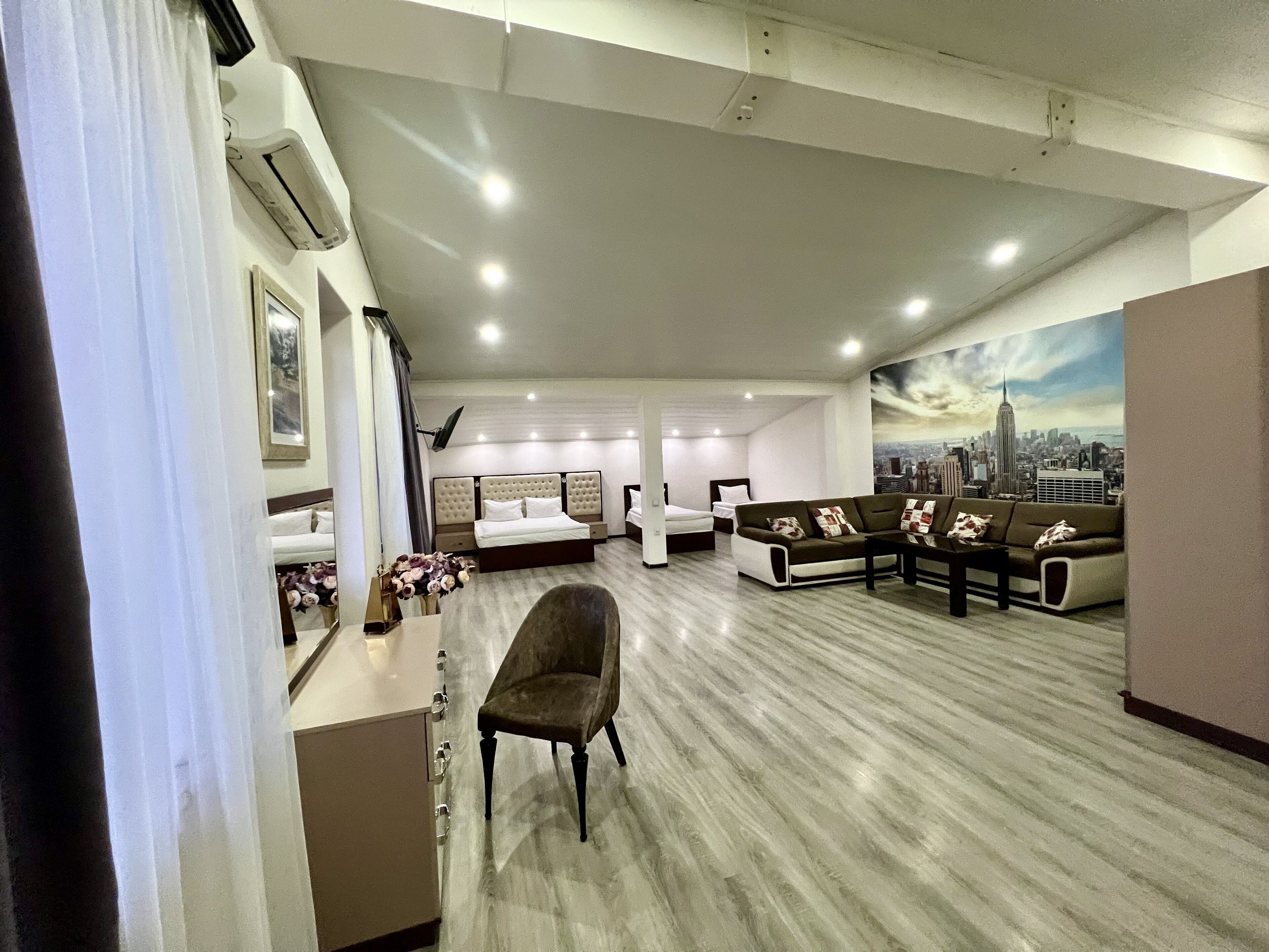 Deluxe Double Room | Premium bedding, desk, soundproofing, iron/ironing board