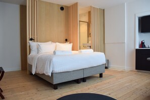 Superior-Dreibettzimmer | Hochwertige Bettwaren, individuell dekoriert, individuell eingerichtet