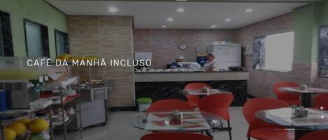 Free daily buffet breakfast