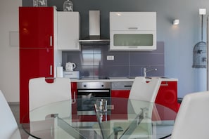 Penthouse Apartment | Private kitchen | Fridge, oven, stovetop, electric kettle - Luxury Apartments Klara (Split)
