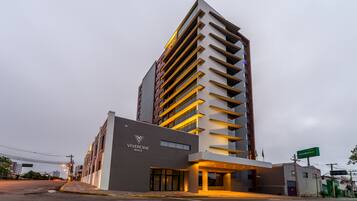 Front of property - evening/night