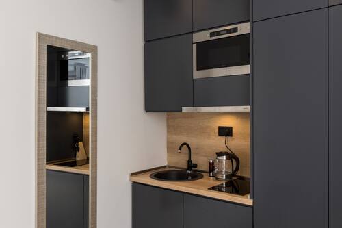 Studio, City View | Private kitchen