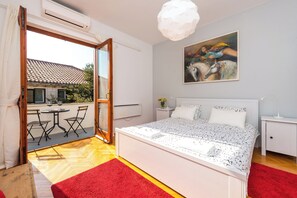 Apartamento (Romance Apartments Dubrovnik - One Be) | 1 quarto, roupas de cama premium, Wi-Fi de cortesia, roupa de cama