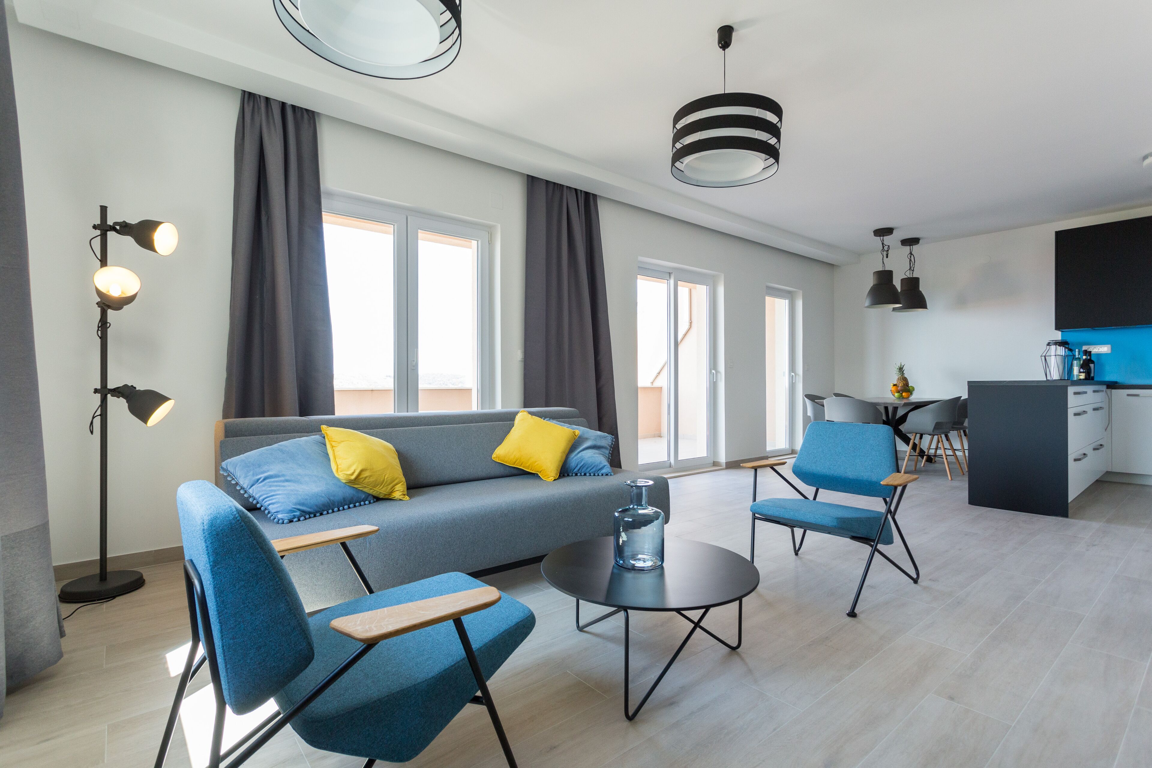 Comfort Apartment, Sea View | Living area | Flat-screen TV