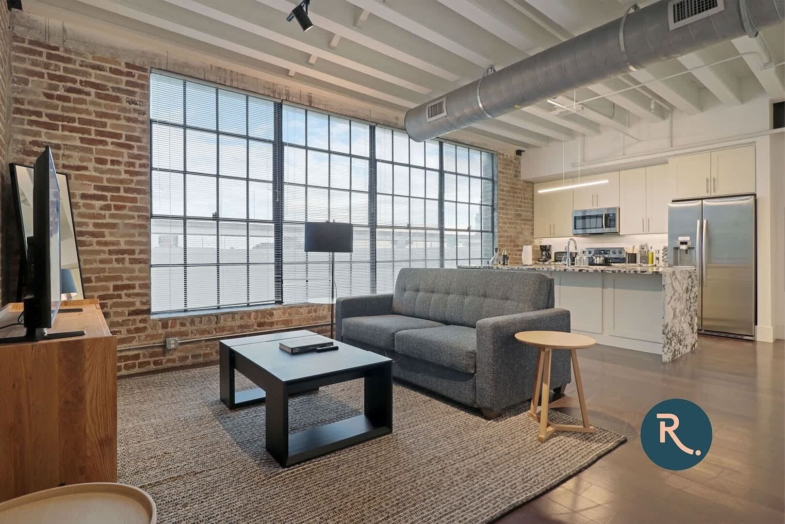 Apartment | Living area | 42-inch flat-screen TV with cable channels, TV